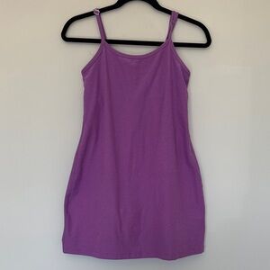Beyond Yoga Spacedye Athletic Skort Cami Dress in Purple - S